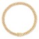 WimuPath GoldPlated Diamond Dog Collar Cuban Style Metal Chain with Secure Buckle Luxury Durable Collar for SmallMediumLarge Dogs Puppies