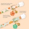 FYEQYAOU 2 Pack Cotton Breakaway Cat Collar Beige and Green Flowers Pendant Cute Kitten Cat Collar with Bell