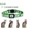 Barleygoo 2 Pack Glow in The Dark Cat Collar with Bell Breakaway Safety Cat Puppy Collars with Pendant Red and Green