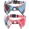 Lamphyface 2 PackSet Cat Collar Breakaway with Cute Bow Tie and Bell Plaid for Kitty Adjustable Safety