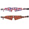 Lamphyface 2 PackSet Cat Collar Breakaway with Cute Bow Tie and Bell Plaid for Kitty Adjustable Safety