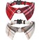 Lamphyface 2 PackSet Cat Collar Breakaway with Cute Bow Tie and Bell Plaid for Kitty Adjustable Safety