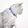 XPangle 2 PCS Breakaway Cat Collar with Bell Cute Adjustable Kitten Collars with Accessories Blue Black