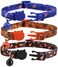 BoomBone 3 Pack Halloween Cat Collar Breakaway with BellPumpkin Collars for Cats
