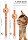 Hoeraonr Apple AirTag Cat Collar GPS Tracker Kitten Collar with Breakaway Feature Lightweight and Reflective Perfect for Cats and Puppies Orange