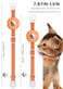 Hoeraonr Apple AirTag Cat Collar GPS Tracker Kitten Collar with Breakaway Feature Lightweight and Reflective Perfect for Cats and Puppies Orange