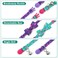 azuza Breakaway Cat Collar with Bell 2 Pack Safety Buckle Cat Collars with Cute Bowtie Flamingo Pattern Adjustable from 812