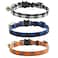 XPangle Breakaway cat Collars with Bell Set of 3 Durable Safe Cute Kitten Collars Safety Adjustable Kitty Collar for Cat Puppy 7511in BlackBlueOrange