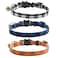 XPangle Breakaway cat Collars with Bell Set of 3 Durable Safe Cute Kitten Collars Safety Adjustable Kitty Collar for Cat Puppy 7511in BlackBlueOrange