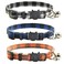 XPangle Breakaway cat Collars with Bell Set of 3 Durable Safe Cute Kitten Collars Safety Adjustable Kitty Collar for Cat Puppy 7511in BlackBlueOrange