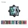 Pipidog Cat Collar Breakaway with Bell and Bow Tie Plaid Design Adjustable Safety Kitty Kitten Collars Set of 2 PCS 68108in GreenLight Blue Brown