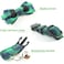 Pipidog Cat Collar Breakaway with Bell and Bow Tie Plaid Design Adjustable Safety Kitty Kitten Collars Set of 2 PCS 68108in GreenLight Blue Brown