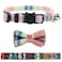 Pipidog Cat Collar Breakaway with Bell and Bow Tie Plaid Design Adjustable Safety Kitty Kitten Collars68108inPink Plaid 2