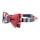 Pipidog Cat Collar Breakaway with Bell and Bow Tie Plaid Design Adjustable Safety Kitty Kitten Collars68108inRed Plaid 3