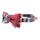 Pipidog Cat Collar Breakaway with Bell and Bow Tie Plaid Design Adjustable Safety Kitty Kitten Collars68108inRed Plaid 3