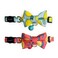 Cognatio Quick Release Cat Collars Fruit Patterned Kitten Collars with Removable Bell and Bow TiePack of 2 Adjustable 2030 cm