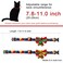 Coolrunner 2 Pack Cat Collar Breakaway with Cute Bow Tie and Bell Christmas Cat Plaid Collar Cute Bow Tie for Kitty and Some Puppies Adjustable Length