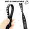 DILLYBUD Leather Cat Collars for Boy Girl Cats with Bell and Safety Elastic Belt Personalized Rivets Stud Adjustable Safe Buckle Collar with Skull Charm for Kitty Small Pets Black