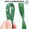 DILLYBUD Leather Cat Collars for Boy Girl Cats with Bell and Safety Elastic Belt Personalized Star and Moon Stud Adjustable Safe Buckle Collar for Kitty Small Big Cats Size 79 Inch Green