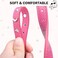 DILLYBUD Leather Cat Collars for Boy Girl Cats with Bell and Safety Elastic Belt Personalized Star and Moon Stud Adjustable Safe Buckle Collar for Kitty Small Big Cats Size 812 Inch Rose