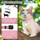 DILLYBUD Leather Personalized Breakaway Cat Collar with Studded Bell and Safety Quick Release Buckle Rivets Studded ID DIY Collars for Boy Girl Cats Kittens 9 115 Pink