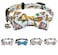 Gyapet Cat Collar Blue with Bow Tie Bell Safety Breakaway Kitten Pet 711in Dot Floral Leopard Food FoodPizza
