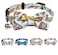 Gyapet Cat Collar Blue with Bow Tie Bell Safety Breakaway Kitten Pet 711in Dot Floral Leopard Food FoodPizza