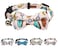 Gyapet Cat Collar Pink with Bow Tie Bell Safety Breakaway Kitten Pet 711in Dot Floral Leopard Food FoodDonut