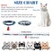 HACRAHO Cat Collar with Bell 1 Pack Blue Japanese Style Waves Print Pet Collar Adjustable Cat Collar with Fortune Bell for Small Cats Puppy Pets M