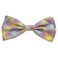 Huxley &amp; Huxley Kent Pet Bow Tie for Dogs Cats Spring Theme Adjustable Hook Loop Collar Accessory Cute Comfortable for Holidays Celebrations Lavender Lemon Small