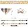 KOOLTAIL Cat Collar Breakaway with Bells and Bowtie 2 Pack Cute Leather Cat Bandana Collar Classic Plaid Design with Safety Buckle Adjustable Size for Small Kitten Boys GirlsBeige