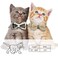 KUDES 2 Pack Cat Collars Set Cat Collar Breakaway with Cute Bow Tie and Bell Adjustable from 75108 Inch Soft and Comfortable for Kitten and Some Puppies