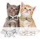 KUDES 2 Pack Cat Collars Set Cat Collar Breakaway with Cute Bow Tie and Bell Adjustable from 75108 Inch Soft and Comfortable for Kitten and Some Puppies
