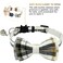 KUDES 2 Pack Cat Collars Set Cat Collar Breakaway with Cute Bow Tie and Bell Adjustable from 75108 Inch Soft and Comfortable for Kitten and Some Puppies