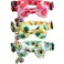 Lamphyface 3 PackSet Cat Collar Breakaway with Cute Bow Tie and Bell for Kitty Adjustable Safety Fruit