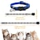 MJIYA Stylish Plaid Cat Collars with Bells Adjustable Breakaway Kitten Collar 812 Inches Cute Collar for Girls and Boys Pet Gift and AccessoryBlue M