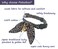 PetSoKoo Bunny Ears Cat Collar Japan Lucky Charm Safety Breakaway Bowtie Kitten Collar with Bell Navy Blue