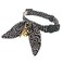 PetSoKoo Bunny Ears Cat Collar Japan Lucky Charm Safety Breakaway Bowtie Kitten Collar with Bell Navy Blue
