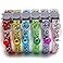 RSACCSKY Reflective 2 Pack Breakaway Cat Collars with Bell Leopard Pattern Cute Kitty Adjustable 75125 Inch Safe Kitten Collars Charms Green