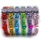 RSACCSKY Reflective 2 Pack Breakaway Cat Collars with Bell Leopard Pattern Cute Kitty Adjustable 75125 Inch Safe Kitten Collars Charms Green