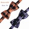 STMK 2 Pack Halloween Plaid Cat Collars with Bow Tie Bell Breakaway Adjustable Pumpkin Cat Kitten Collars with Bowtie Bell for Halloween Cats Kittens Costume Decorations