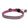 WDPAWS Rhinestones Cat Collars Adjustable Bling Pet Collars Cat Collar Breakaway with Bells Soft Velvet Collar Adjustable Safety Cat Collar with Bell for Cats and Small Dogs Pink
