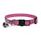 WDPAWS Rhinestones Cat Collars Adjustable Bling Pet Collars Cat Collar Breakaway with Bells Soft Velvet Collar Adjustable Safety Cat Collar with Bell for Cats and Small Dogs Pink