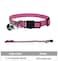 WDPAWS Rhinestones Cat Collars Adjustable Bling Pet Collars Cat Collar Breakaway with Bells Soft Velvet Collar Adjustable Safety Cat Collar with Bell for Cats and Small Dogs Pink