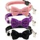 ZEEMIAS Breakaway Cat Collars with Bell 3 Pack Bow Tie Cute Pet Collar