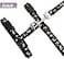 Barleygoo Cat Harness and Leash Set for Outdoor Walking Escape Proof Adjustable Soft Safety Strap with Golden Star and Moon Design Glow in The Dark Black