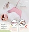 ROMP Cat Harness Collar Leash Set Escape Proof Adjustable Choke Free Velcro Harness Vest for Walking Cats Kittens Powder Pink Small