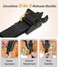 Halypet Cat Harness and Leash Set MAX Safety 4thGen Upgrade Escape Proof Adjustable Cat Leash Comfortable Soft Vest Easy to Wear Kitten Harness with Reflective Strip for Cats Walking M Black