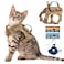 nanappice Tactical Cat Harness for Walking Adjustable Escape Proof Pet Vest for Large CatEasy Control Breathable Cat Vest with HandleMolle Patches Khaki L