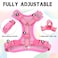 Supet Cat Harness and Leash Escape Proof Adjustable Cat Vest Harness and Leash Set for Walking Pet Harness with Reflective Trim for Cats Kittens SChest96157